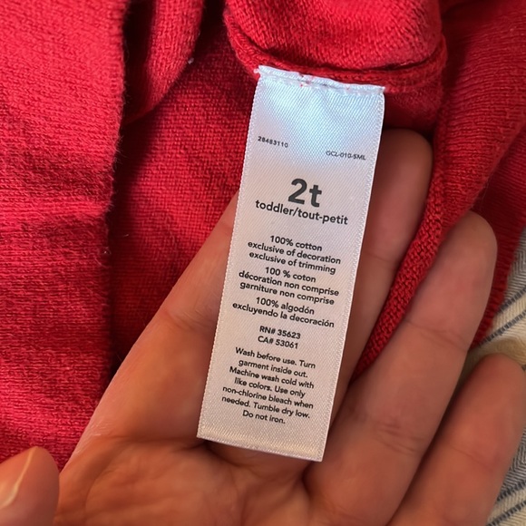 2T toddler long sleeve Christmas top bundle - Picture 10 of 11